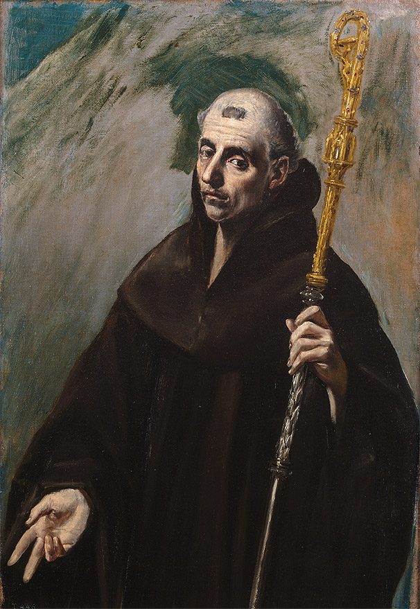 
      El Greco / 1541, Crete-1614, Toledo / Saint Benedict (San Benito) / 1577-79 / Oil on canvas / 116 x 81 cm / P817 / Collection: Museo Nacional del Prado
    