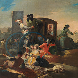 
      Francisco de Goya / 1746, Fuendetodos, Zaragoza – 1828, Bordeaux / The pottery vendor (El cacharrero) / 1778 / Oil on canvas / 259 x 220 cm / P780 / Collection: Museo Nacional del Prado
    
