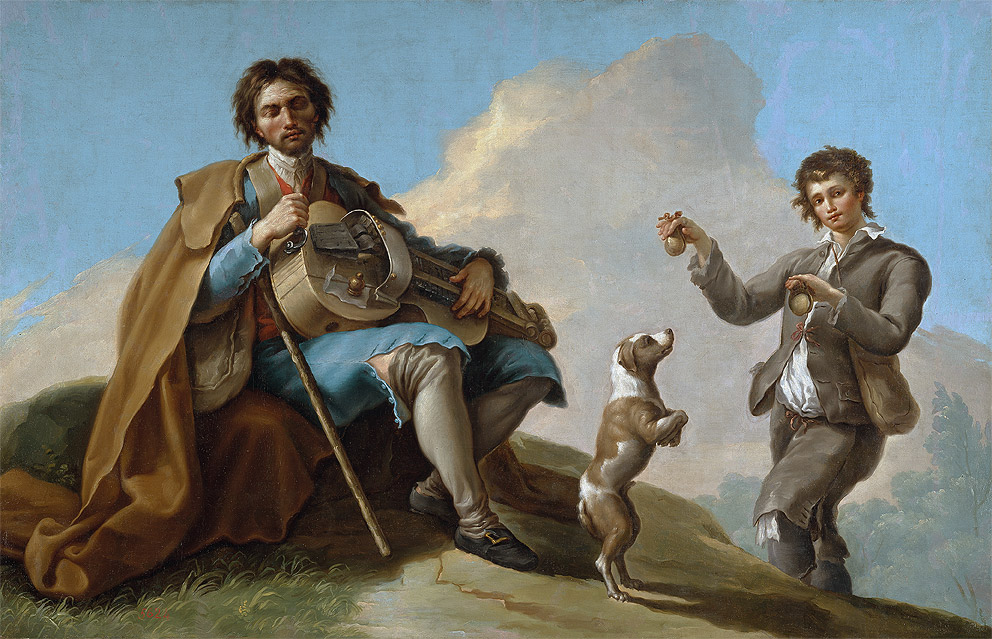 
      Ramón Bayeu / 1744, Zaragoza – 1793, Aranjuez / The blind musician (El ciego músico) c.1786 / Oil on canvas / 93 x 145 cm / P2522 / Collection: Museo Nacional del Prado
    